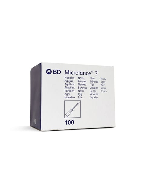 (x100) 21g BD Microlance Green - 1.5 (40mm)
