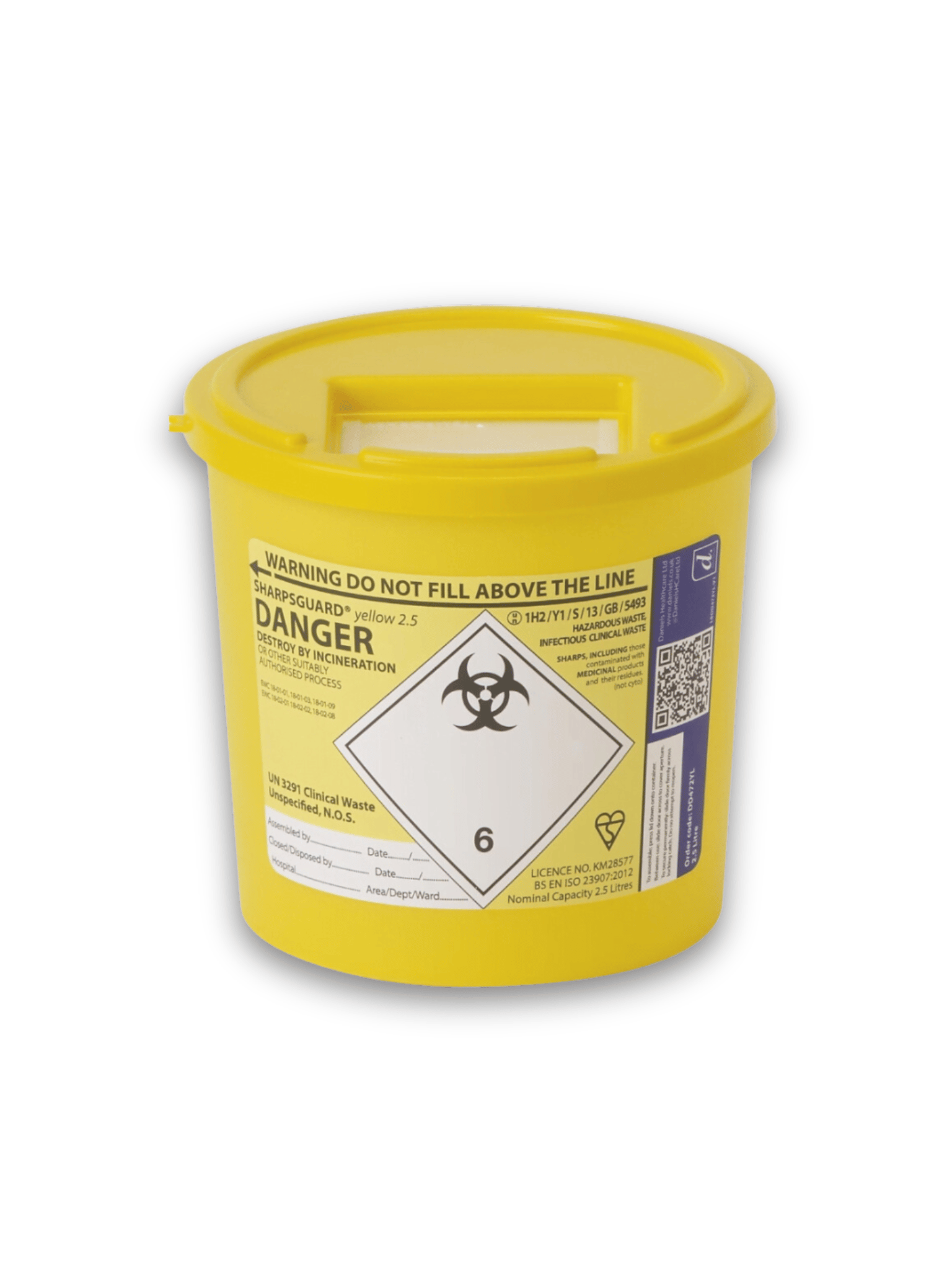 Sharps Bin (Medium 2.5L)